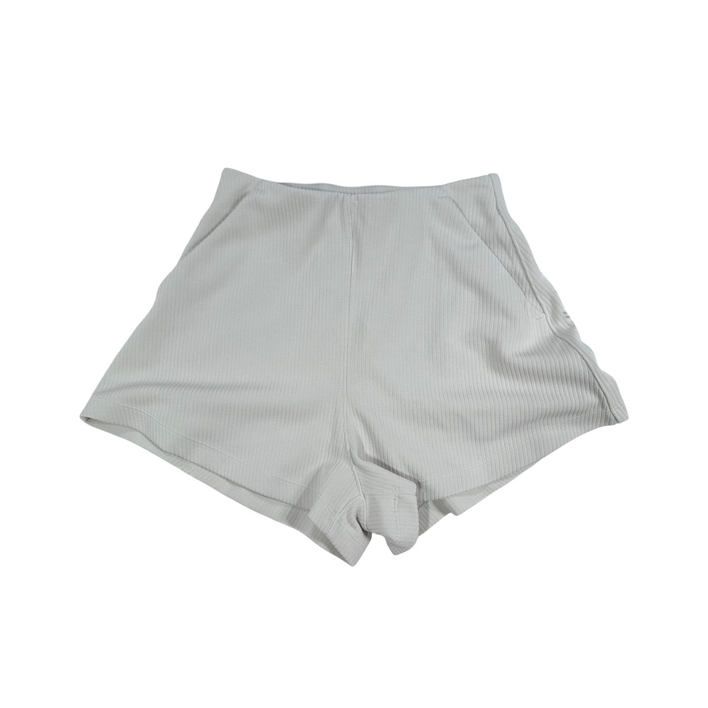 Lululemon Womens Ribbed‎ Softstreme High-Rise Short 2" *Bone W7CPNS Size 2